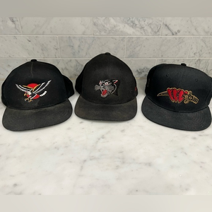 Graffiti Tattoo Embroidered Baseball Hat set‎ of 3